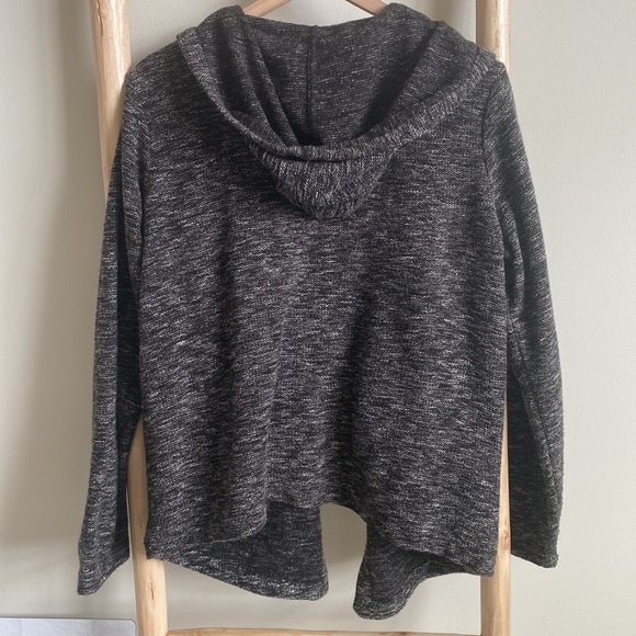 BB Dakota Marled Hooded Cardigan Sweater Sz Large - Picture 6 of 6